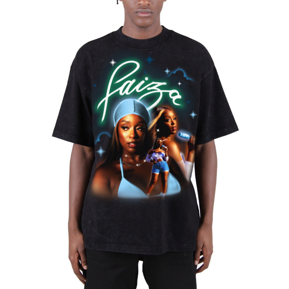 Baeza Blue Airbrush Tee